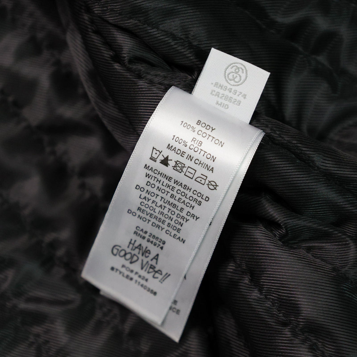Stussy Work Contrast Stitch Canvas Jacket Grey