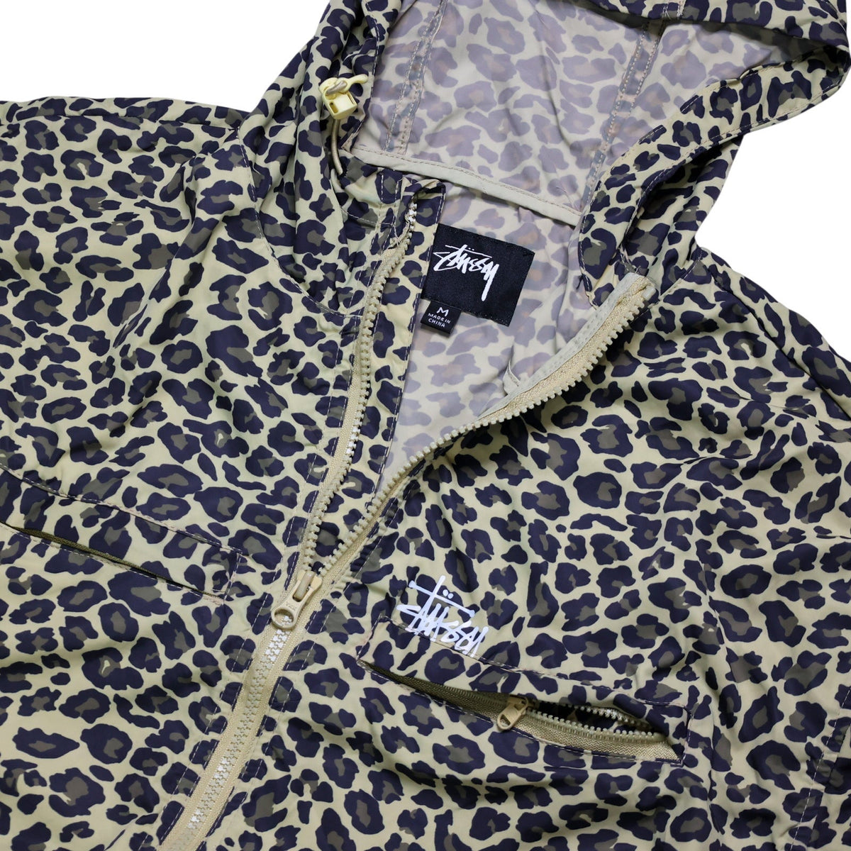 Stussy Lightweight Hooded Jacket Cheetah