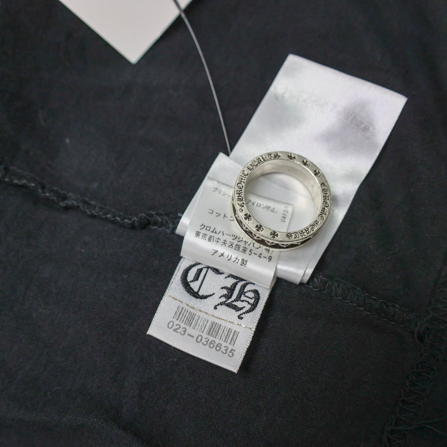 Chrome Hearts Neck Logo Long Sleeve Tee