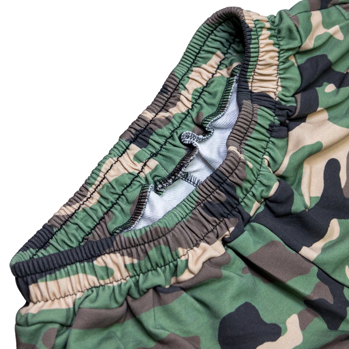 100% Cotton Baggy Camo Shorts – Men's Oversized Y2K Streetwear Wide Leg Casual Shorts