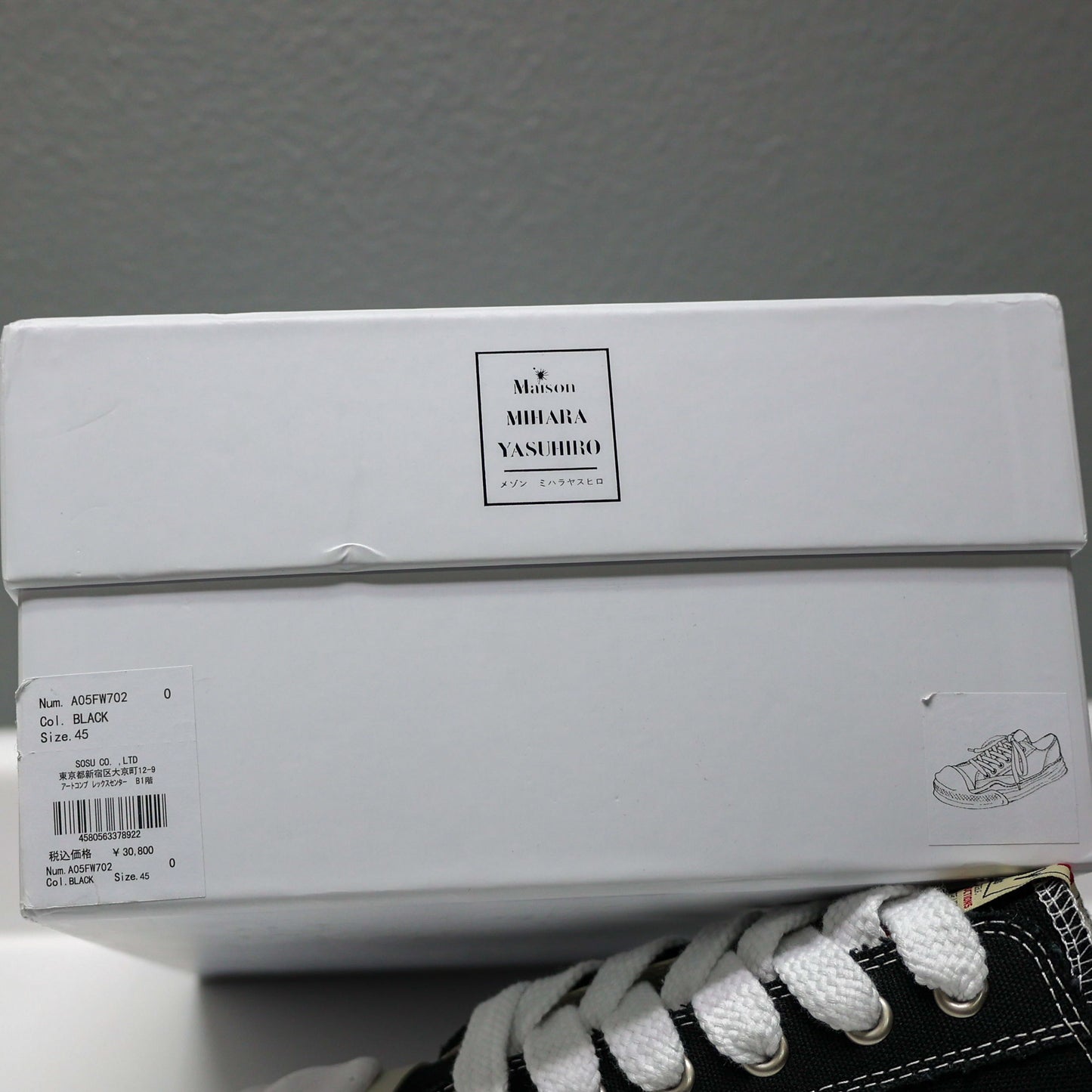 Maison Mihara Yasuhiro Hank OG Sole Canvas Low