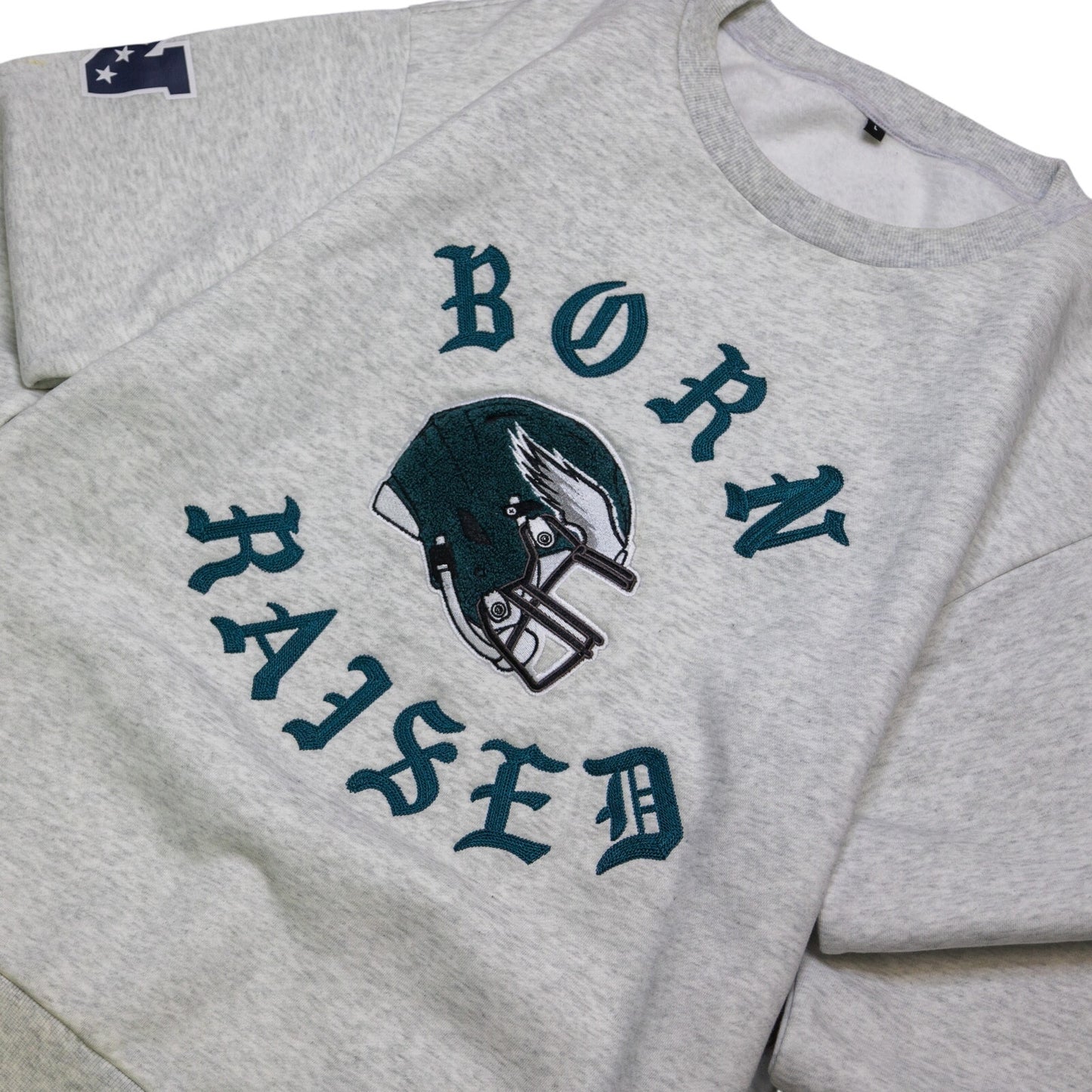 Born X Raised Philadelphia Eagles Unreleased Sample Crewneck