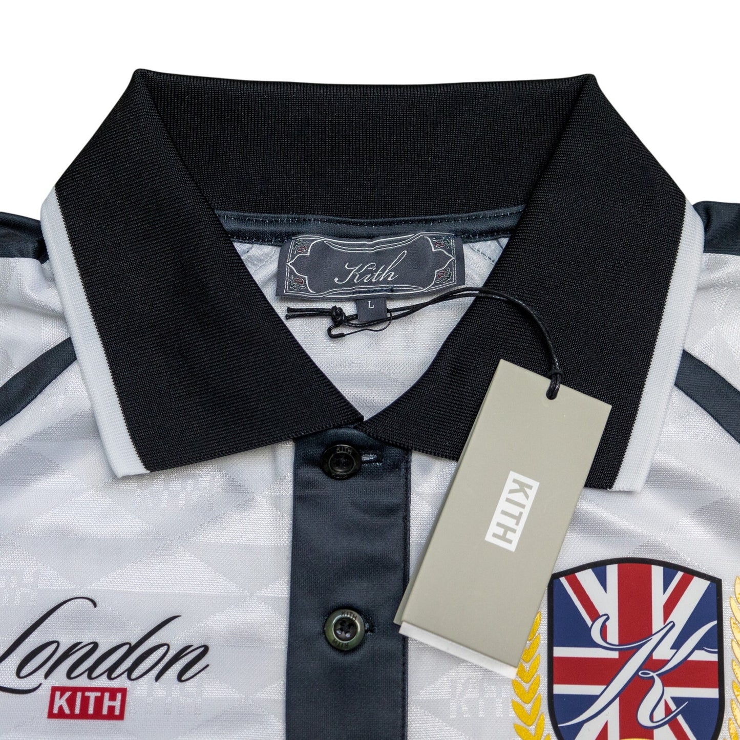 Kith London Polo Soccer Jersey 'White'