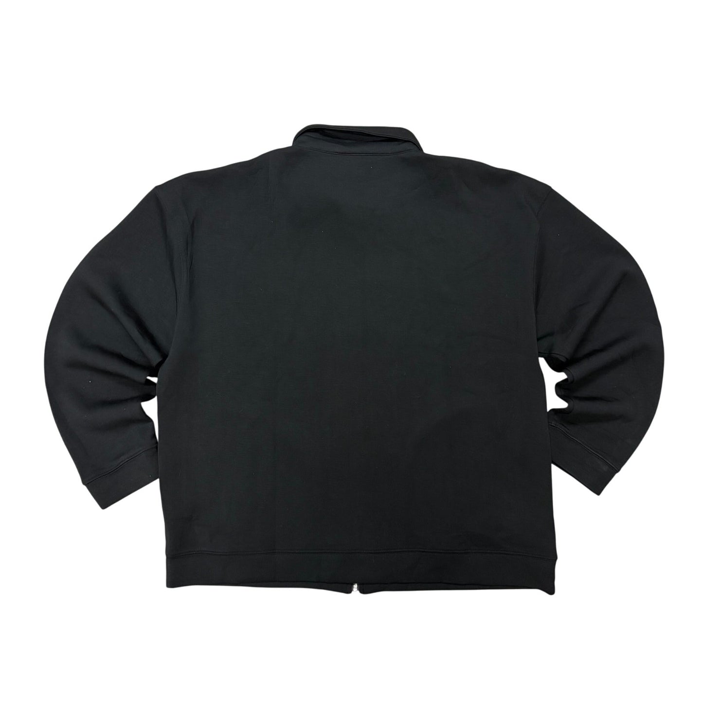 Kith Double Knit Coaches Zip Up Jacket Black