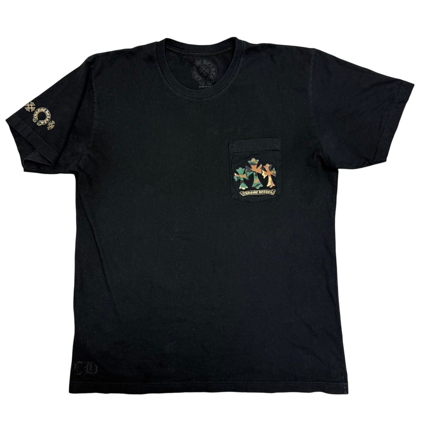 Chrome Hearts Camo Horseshoe T-Shirt