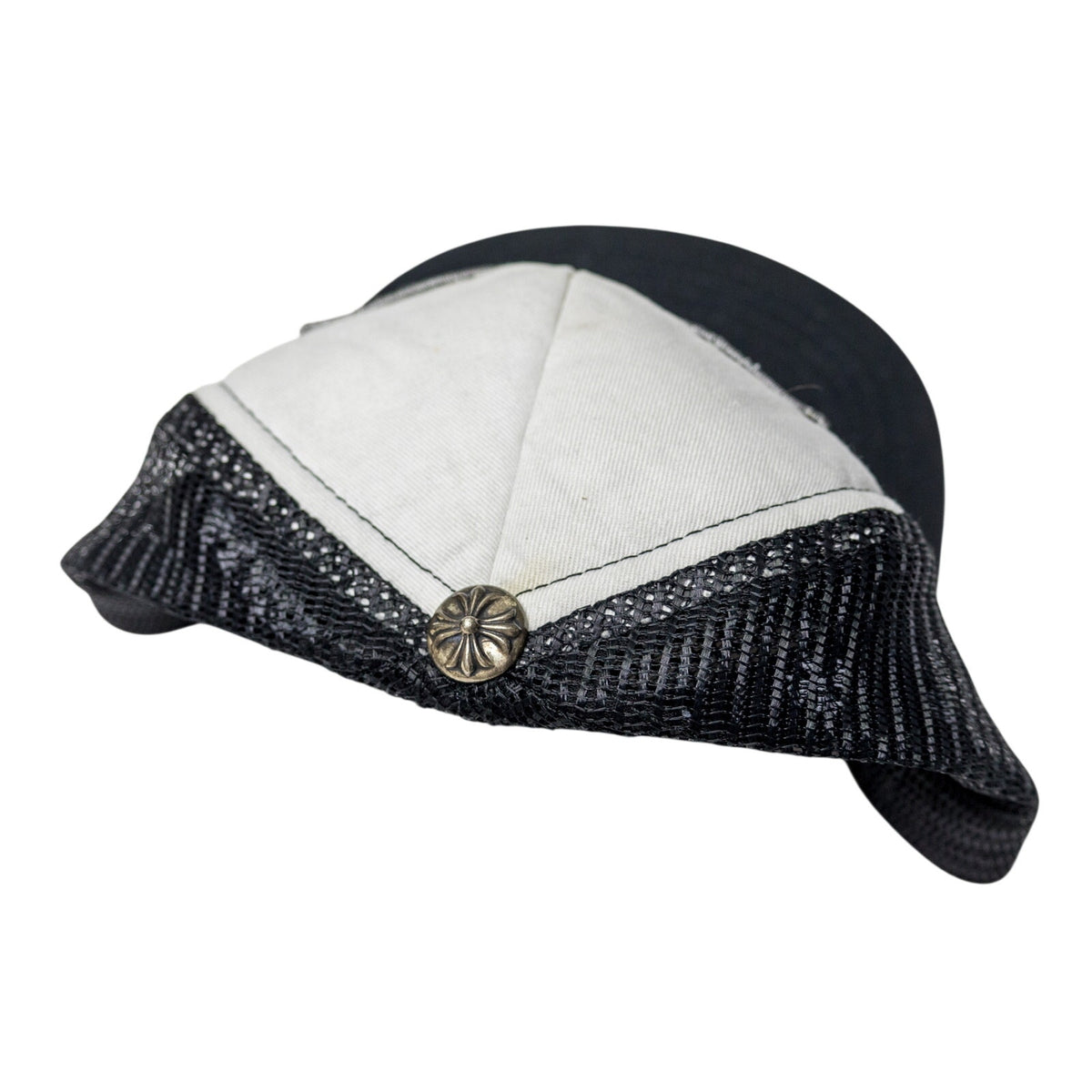 Chrome Hearts CH Hollywood Trucker Hat White