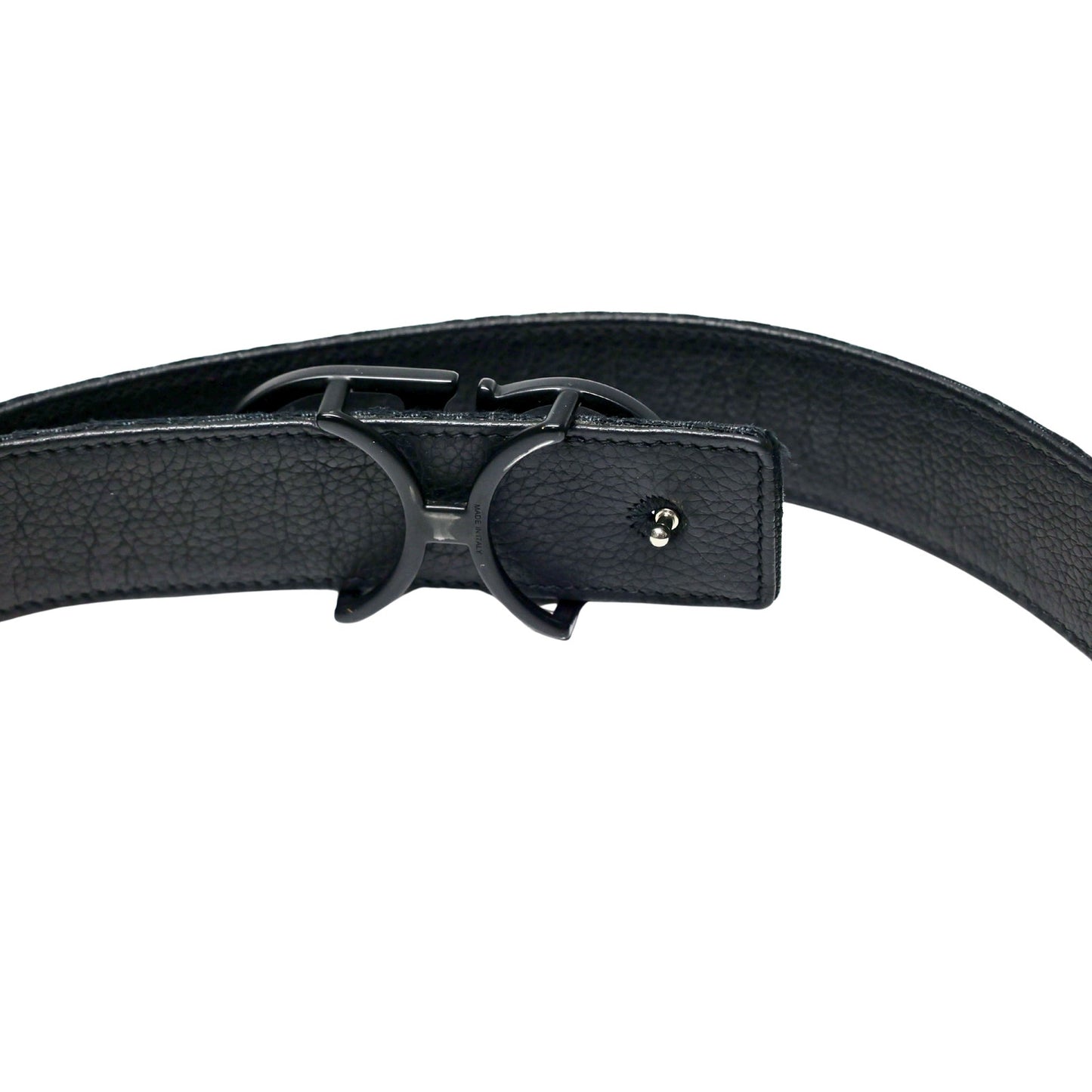 Dior Belt Reversible Oblique Jacquard Navy Black with Buckle