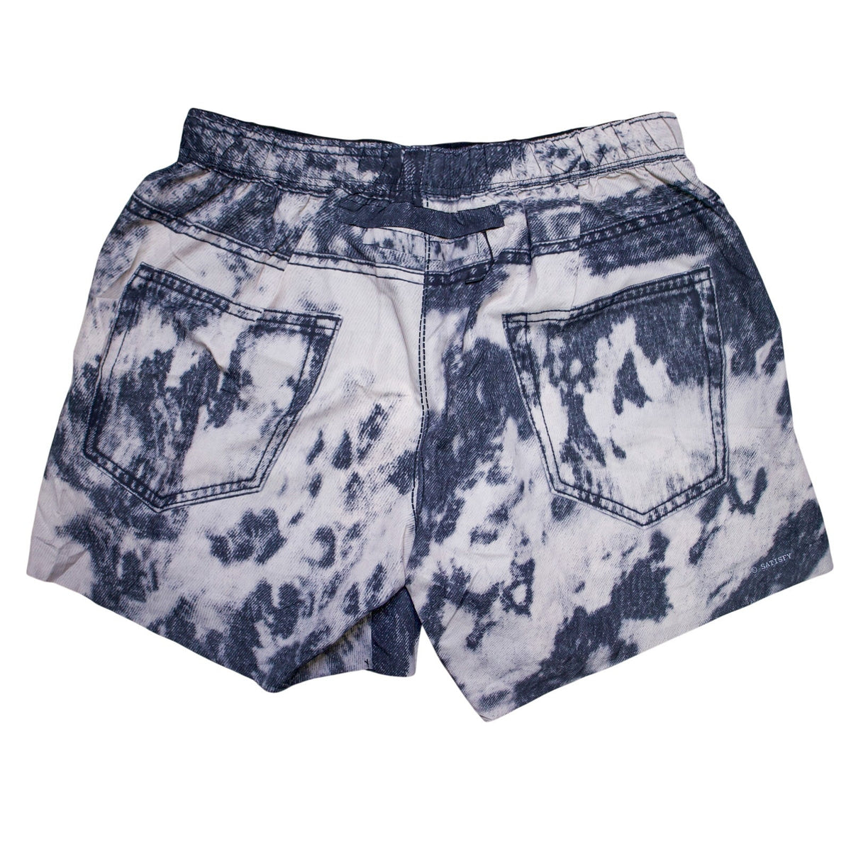 Satisfy Running PeaceShell™ 5" Unlined Shorts - Bleached Black Denim