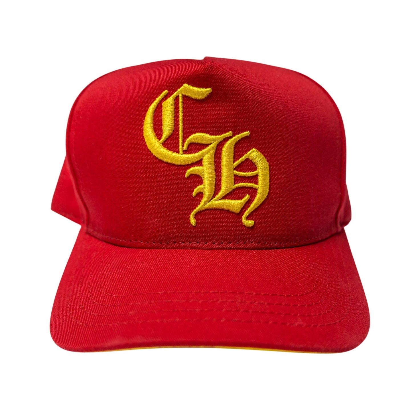 Chrome Hearts CH Baseball Hat 'Red/Yellow'