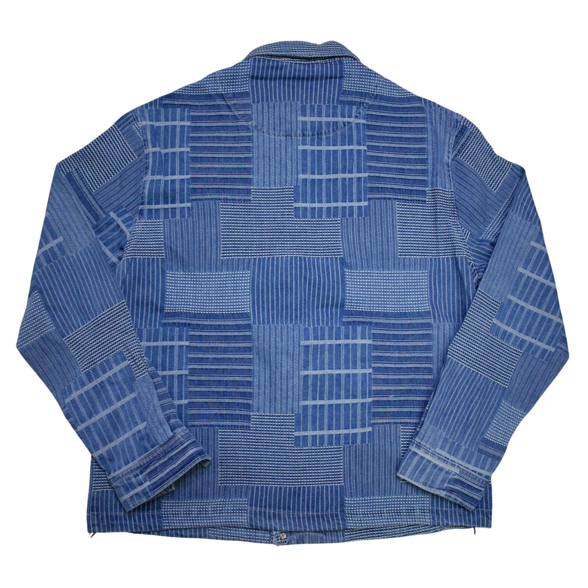 Kith Japanese Indigo Jacquard Coaches Jacket Indigo