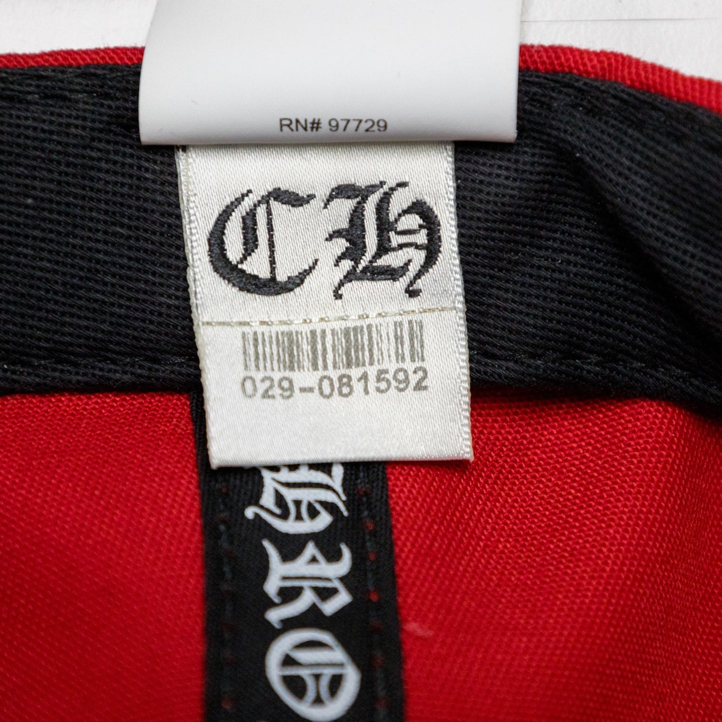 Chrome Hearts CH Baseball Hat 'Red/Yellow'