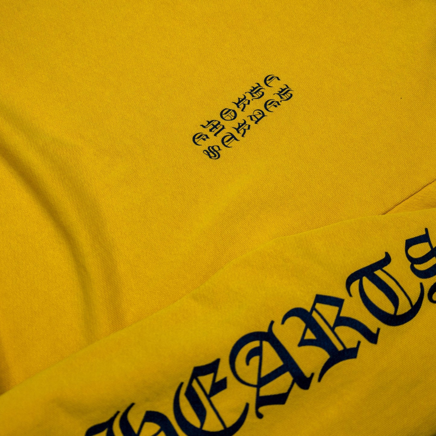 Chrome Hearts Yellow Script Crewneck