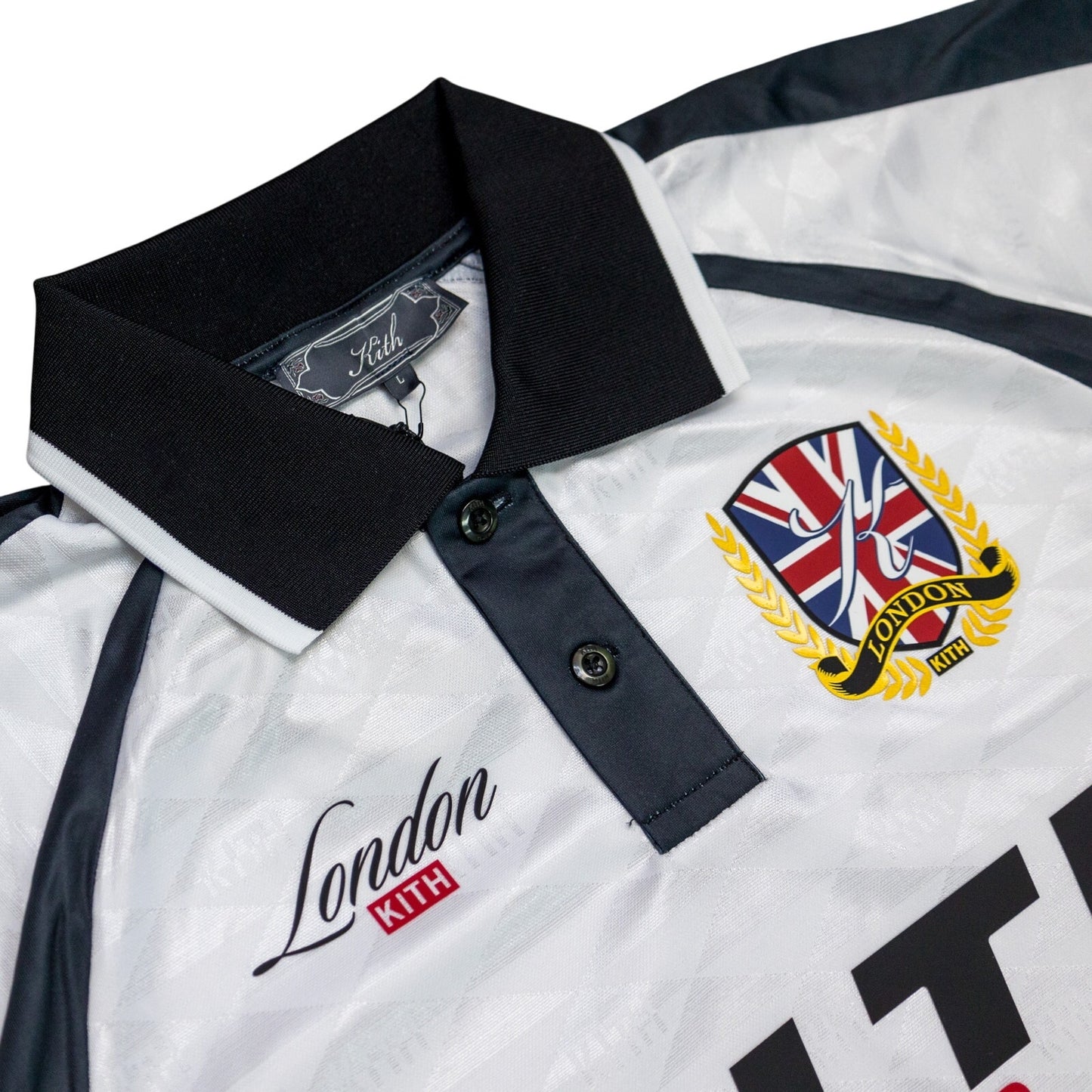 Kith London Polo Soccer Jersey 'White'