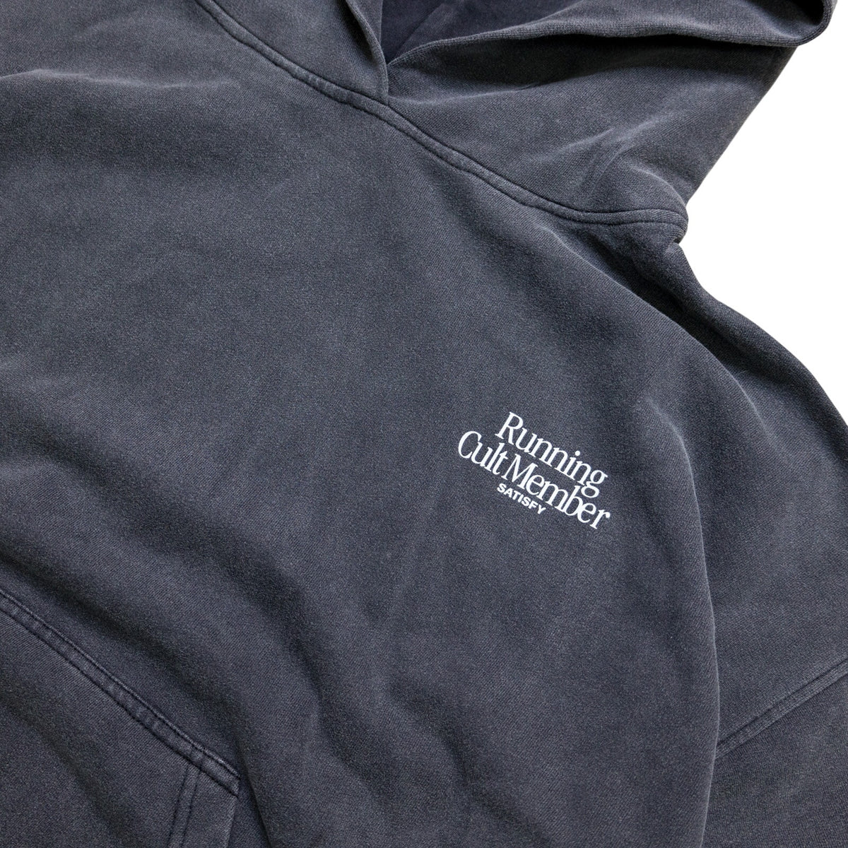 Satisfy Running Cult Member SoftCell Hoodie Aged Black