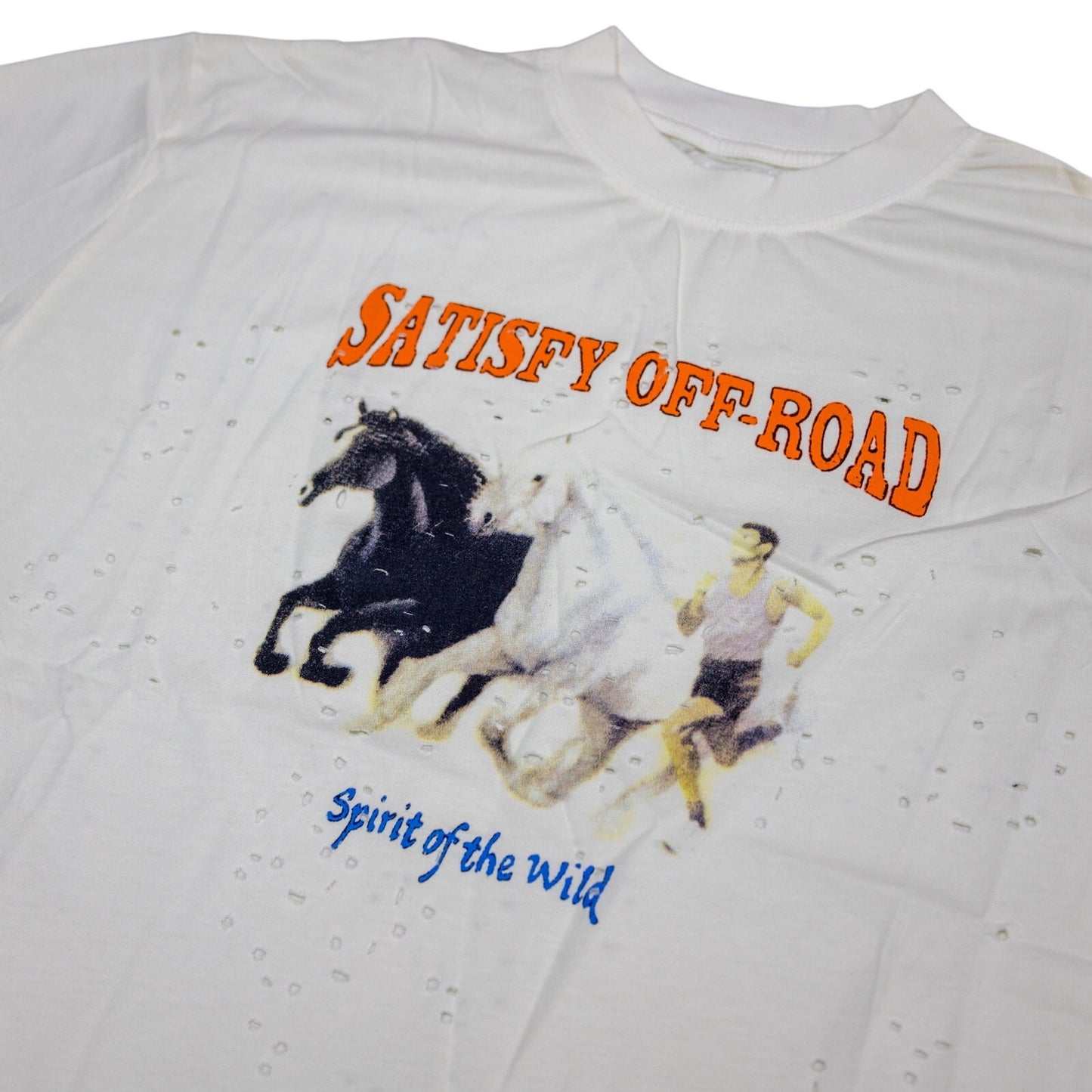 Satisfy MothTech 'Spirit of the Wild' Tee Off White