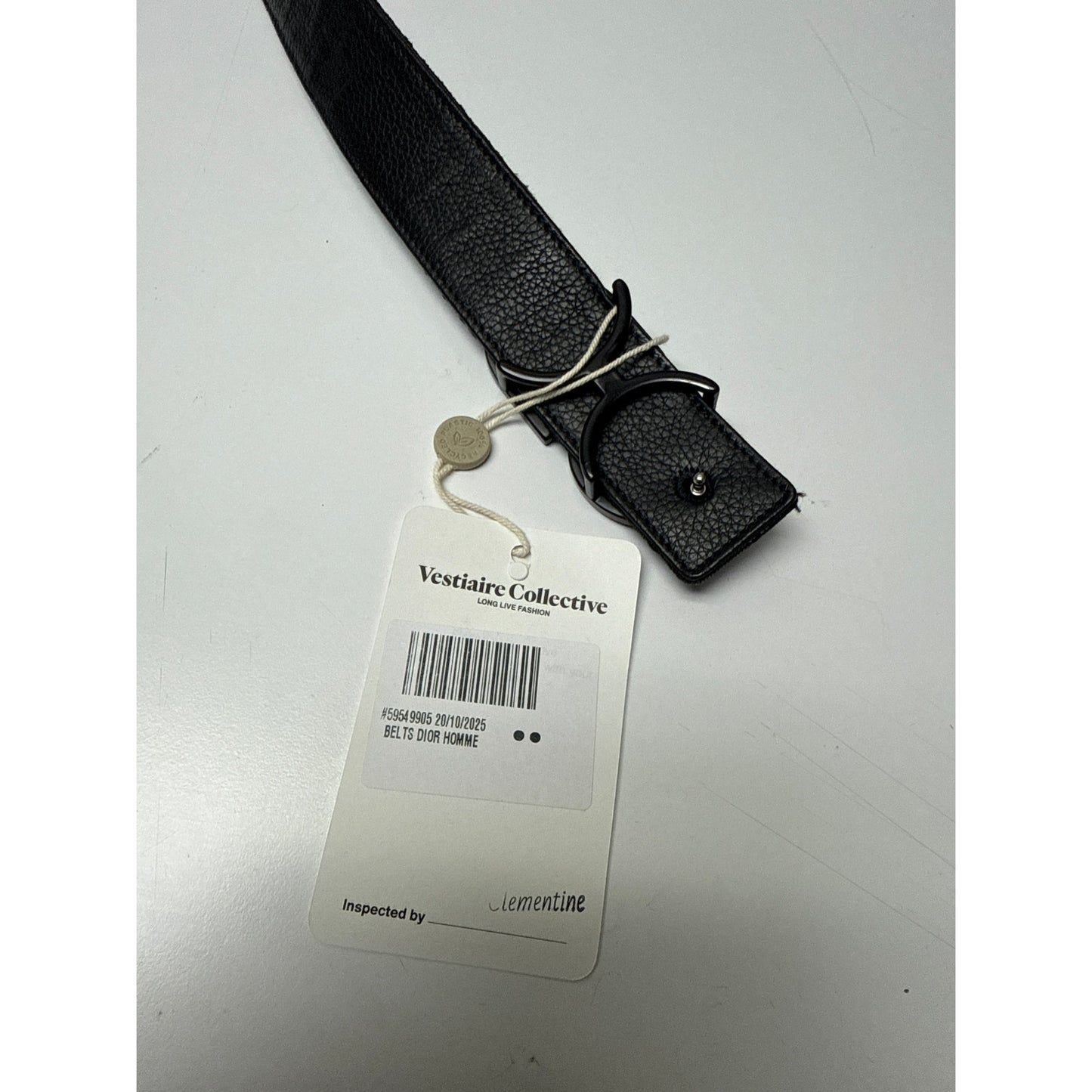 Dior Belt Reversible Oblique Jacquard Navy Black with Buckle