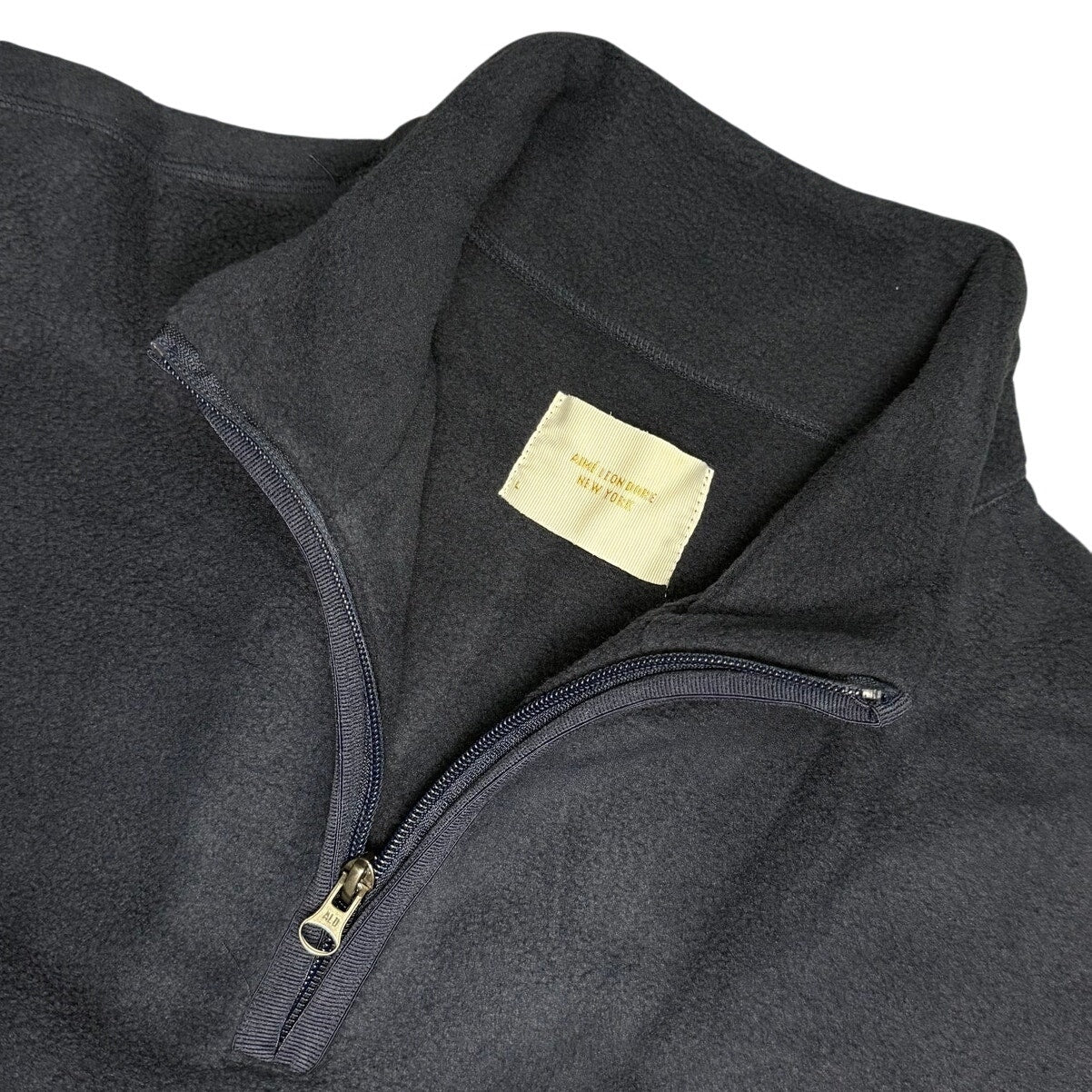 Aimé Leon Dore Quarter Zip Fleece Unisphere Navy Blazer
