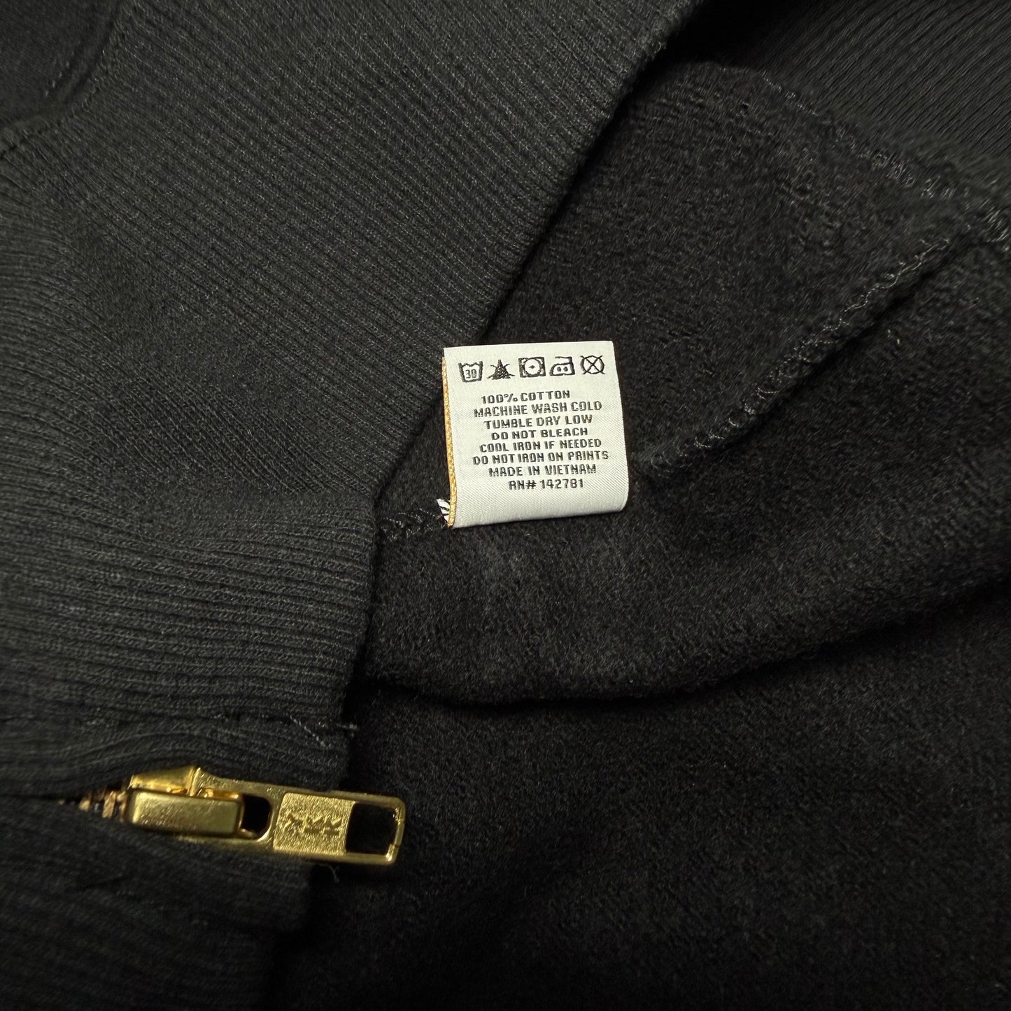 Aimé Leon Dore Doves Full Zip Up Hoodie Black