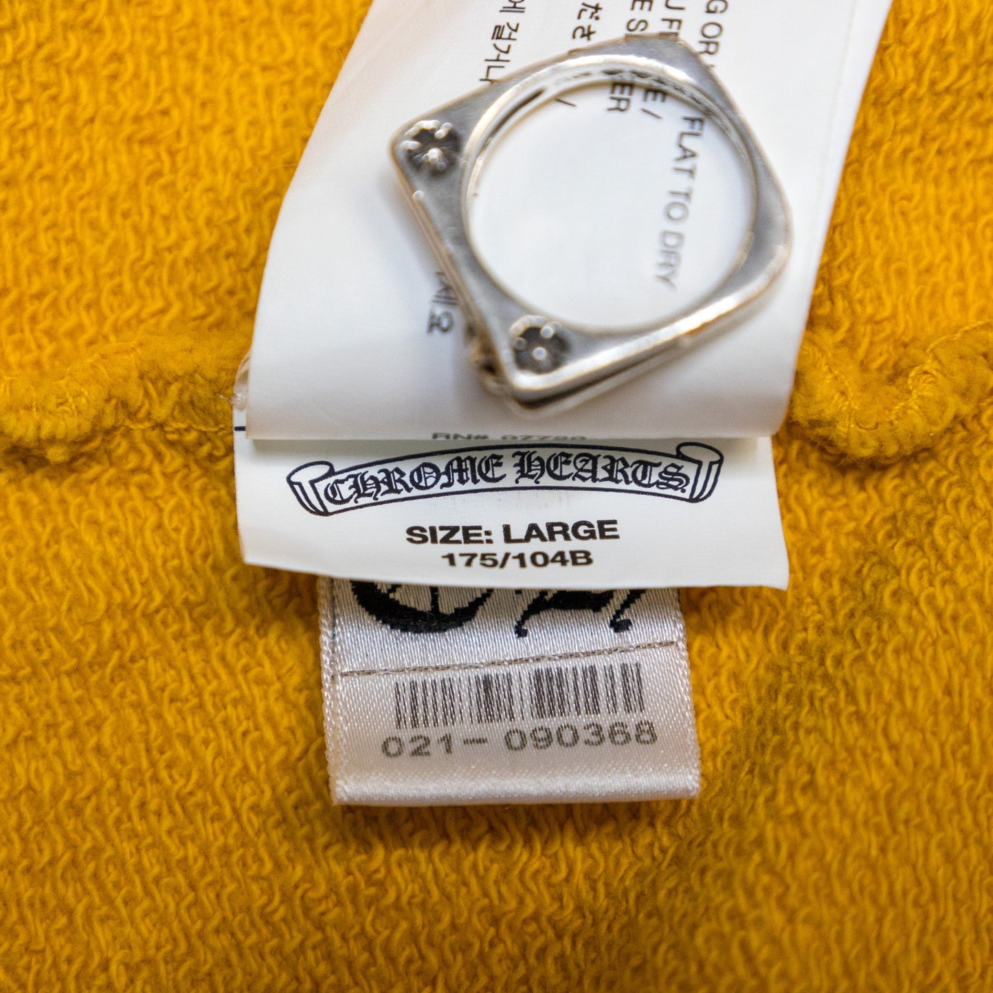 Chrome Hearts Yellow Script Crewneck
