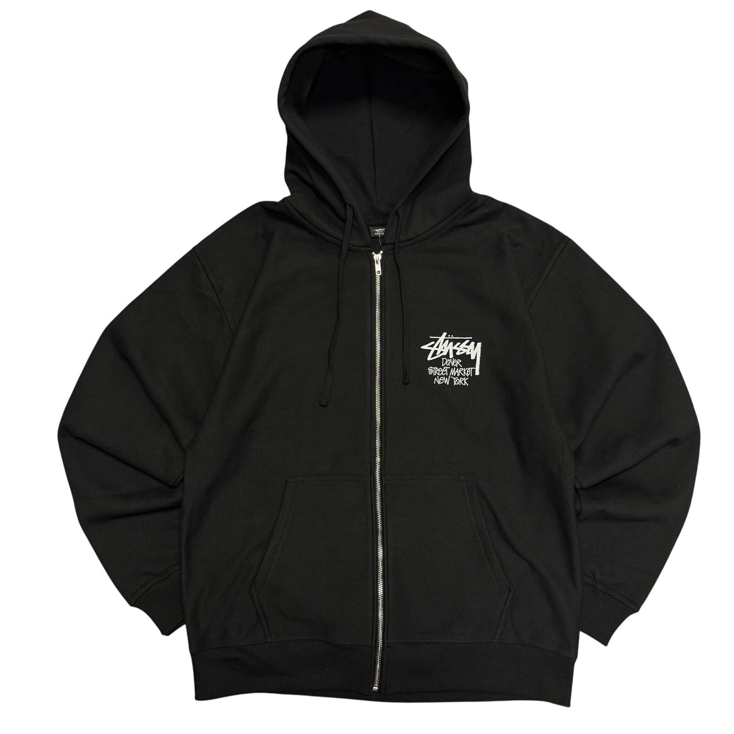 Stussy x Dover Street Market New York Zip Hoodie 'Black'