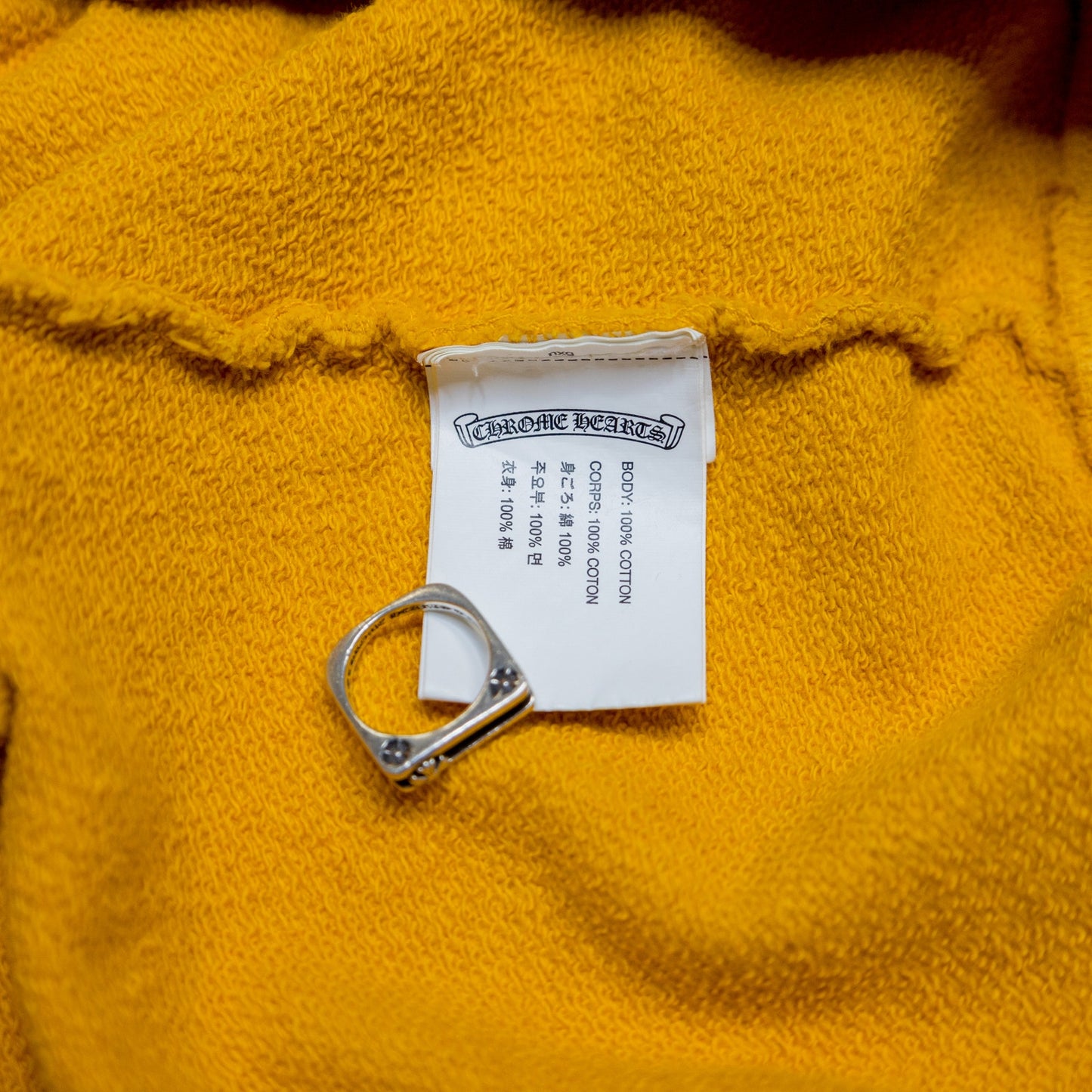 Chrome Hearts Yellow Script Crewneck