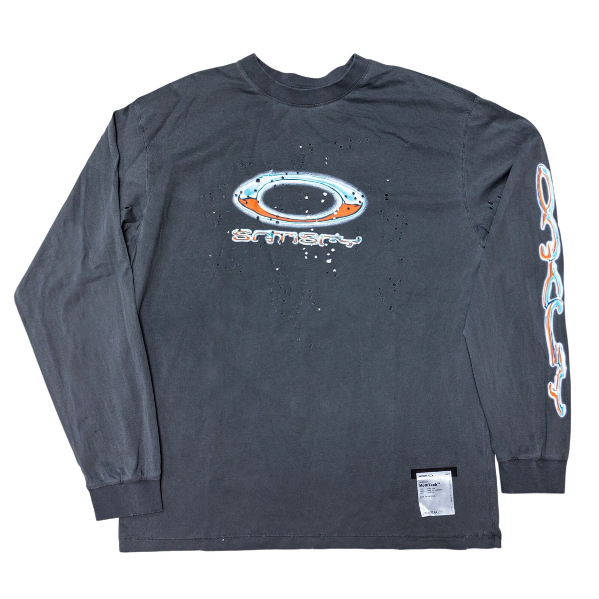 Oakley x Satisfy MothTech Long Tee Aged Black