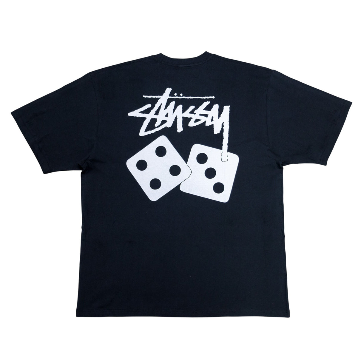 Stussy Dice Pigment Dyed Tee 'Black'
