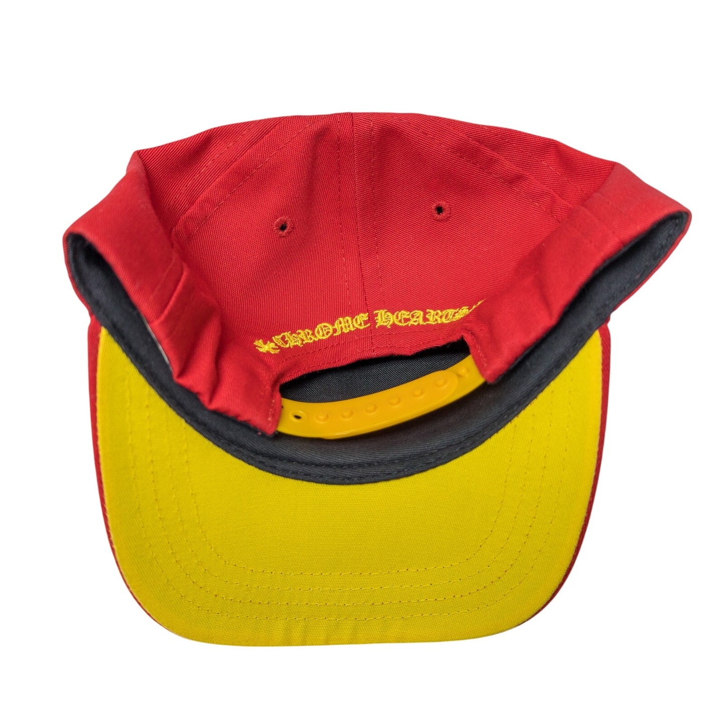 Chrome Hearts CH Baseball Hat 'Red/Yellow'