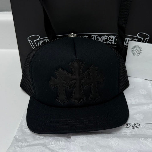Chrome Hearts Cemetary Trucker Black