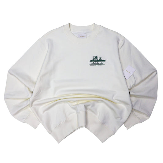 Aimé Leon Dore Unisphere Crewneck Pristine Cream