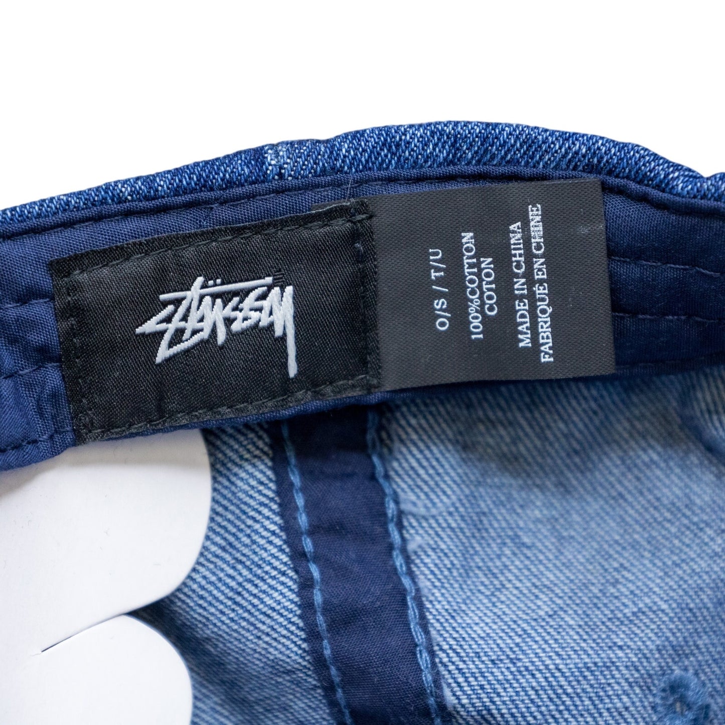 Stussy Denim Hat Cap Adjustable Strap