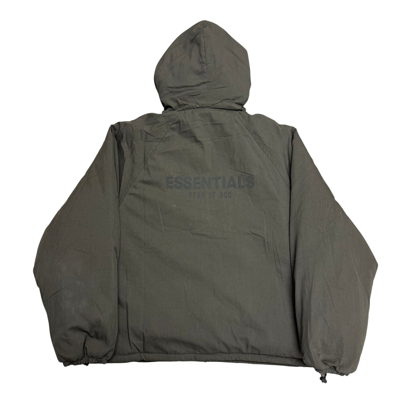 Fear of God Essentials Military Nylon Hooded Bomber 'Brown'