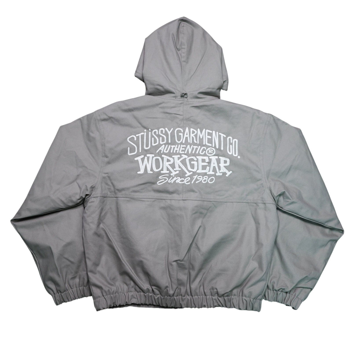 Stussy Work Contrast Stitch Canvas Jacket Grey