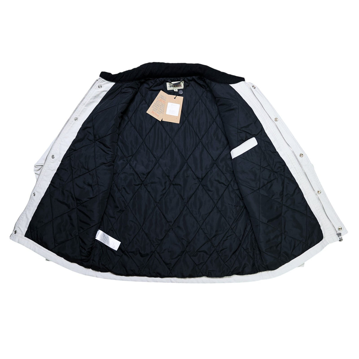 Stussy Washed Canvas Shop Jacket 'Bone'