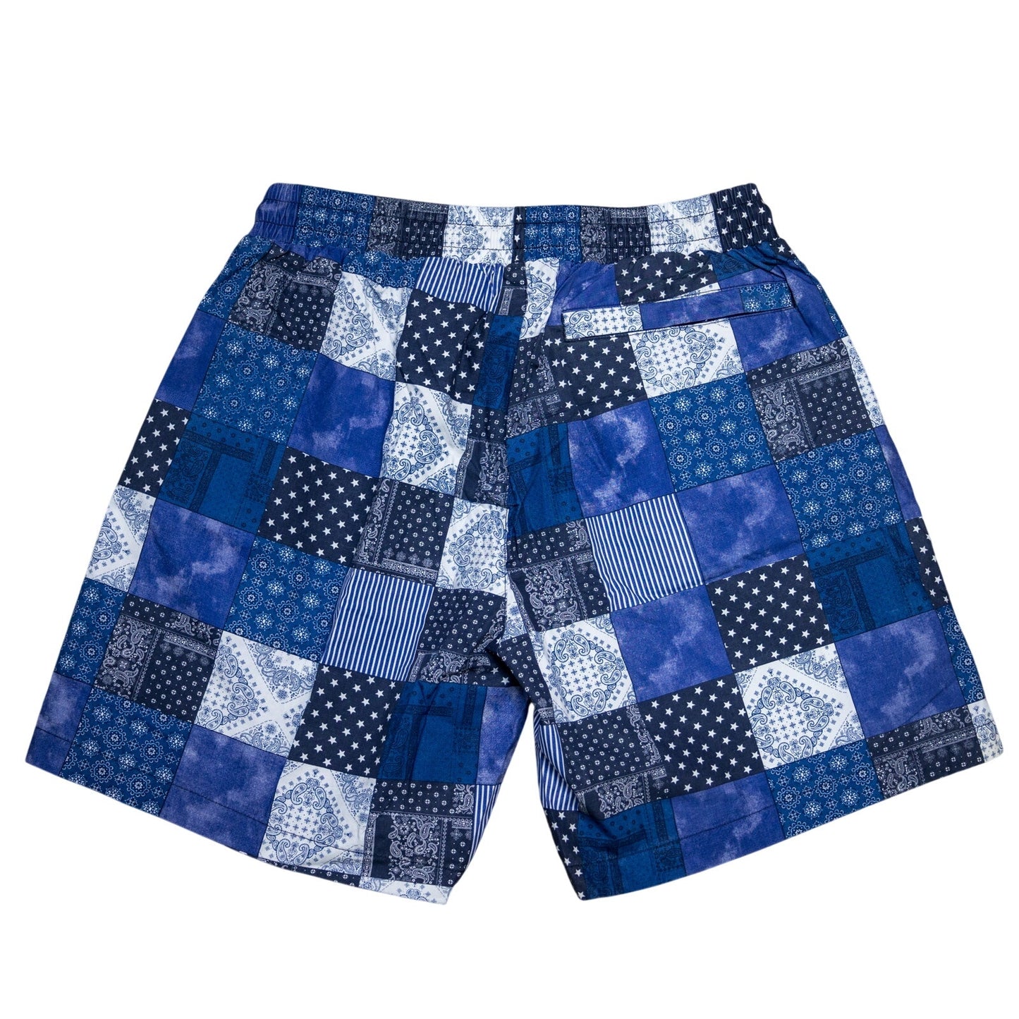 Kith Indigo Patchwork Hardaway Short Navy/Multi