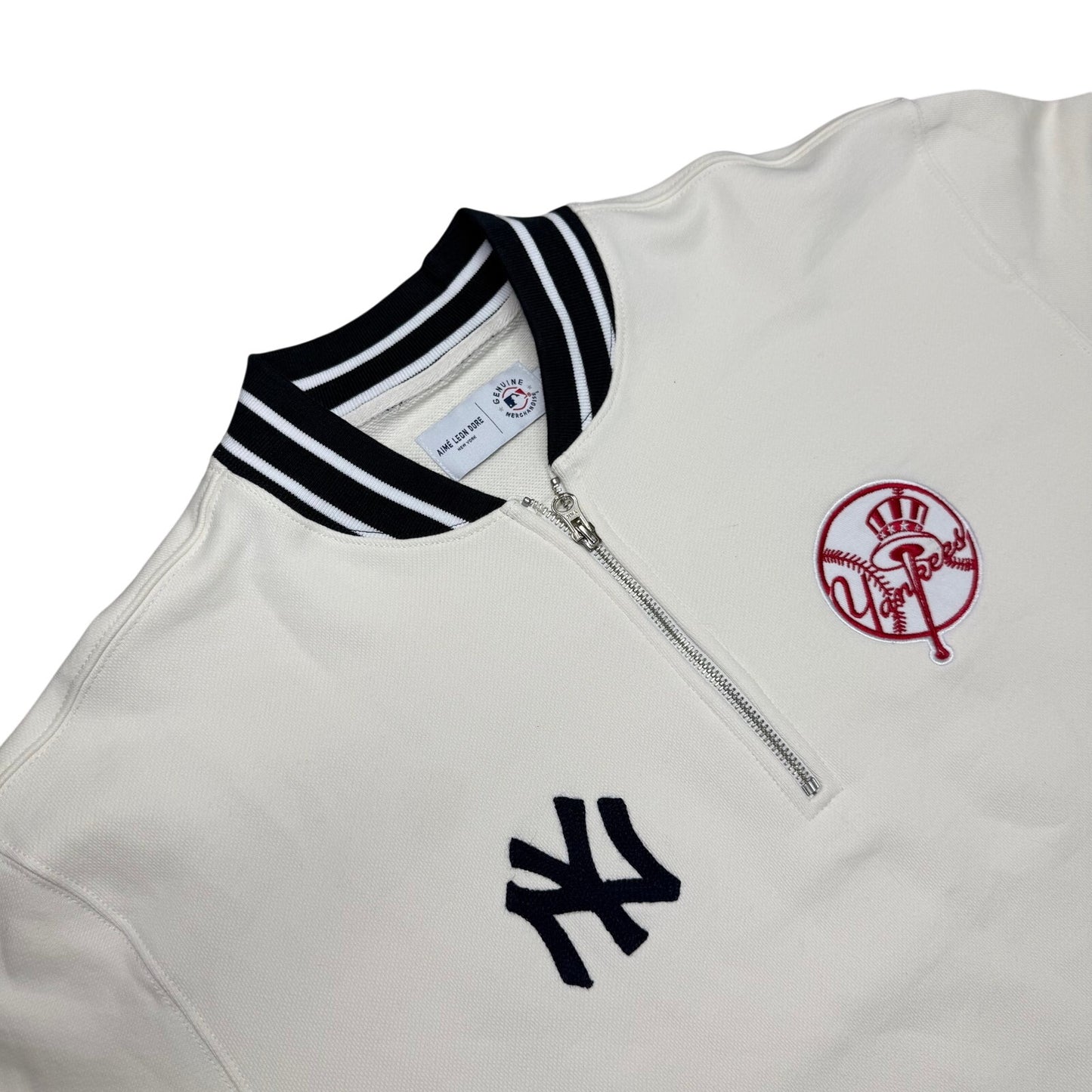Aime Leon Dore New York Yankees Quarter Zip Pullover