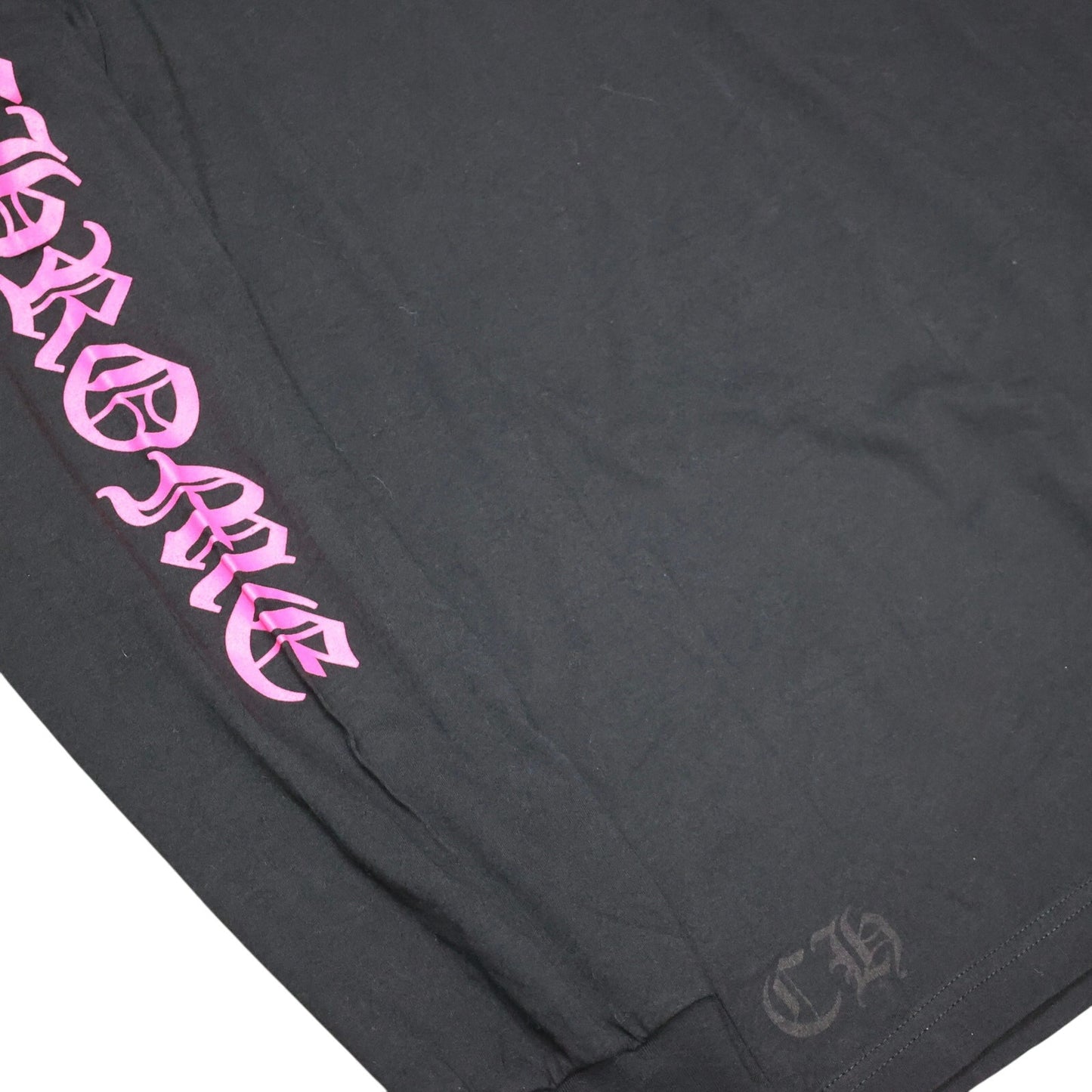 Chrome Hearts Long Sleeve Pocket Crew Hot Pink/Black