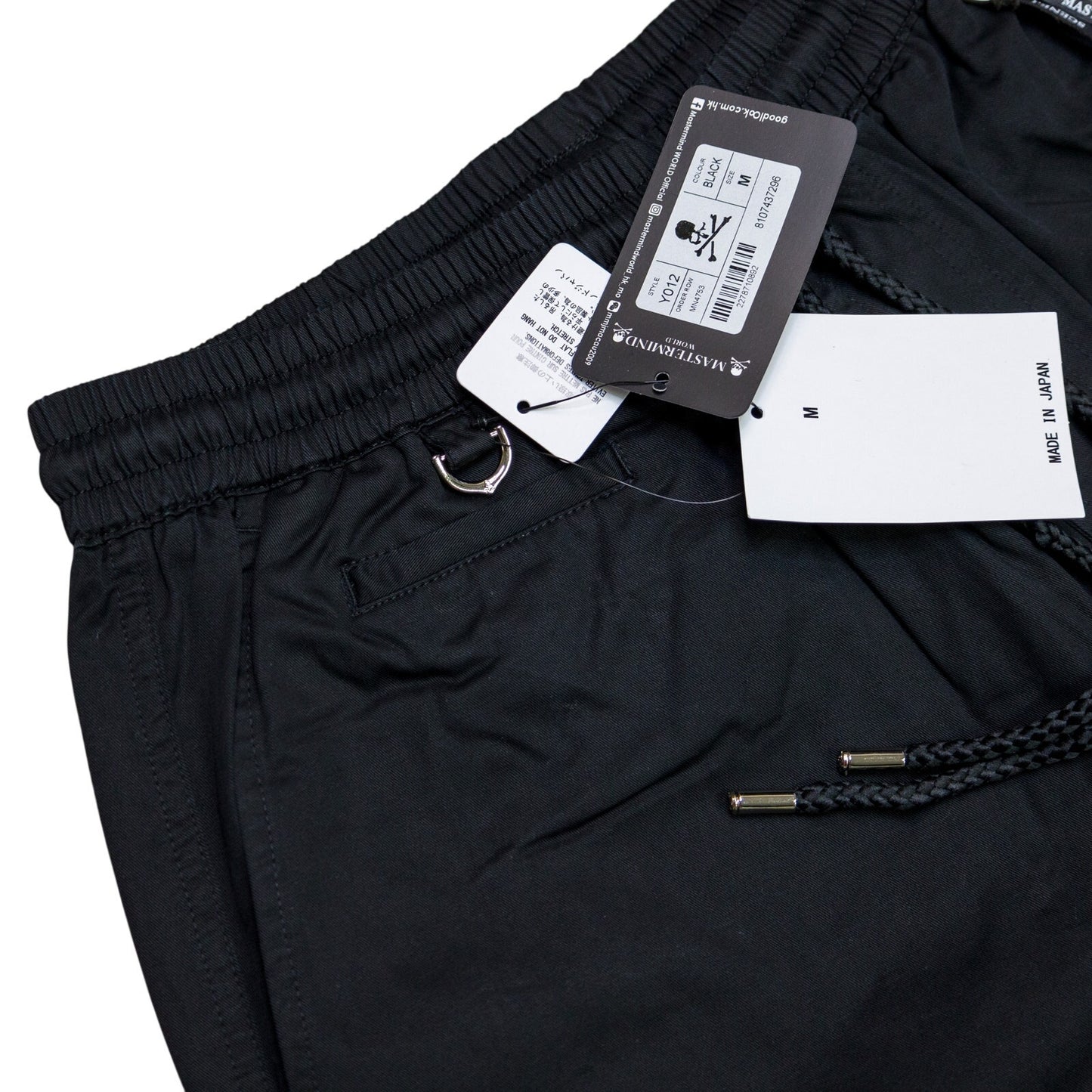 Mastermind World Skull Logo Zipper Pants Black