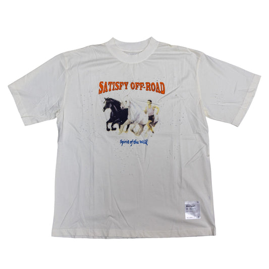 Satisfy MothTech 'Spirit of the Wild' Tee Off White
