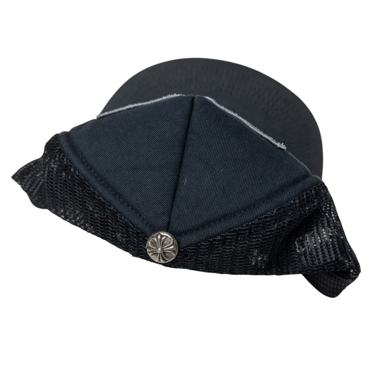 Chrome Hearts CH Hollywood Trucker Hat Black