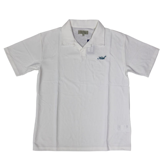 Kith Micro Waffle Drew Polo 'White'