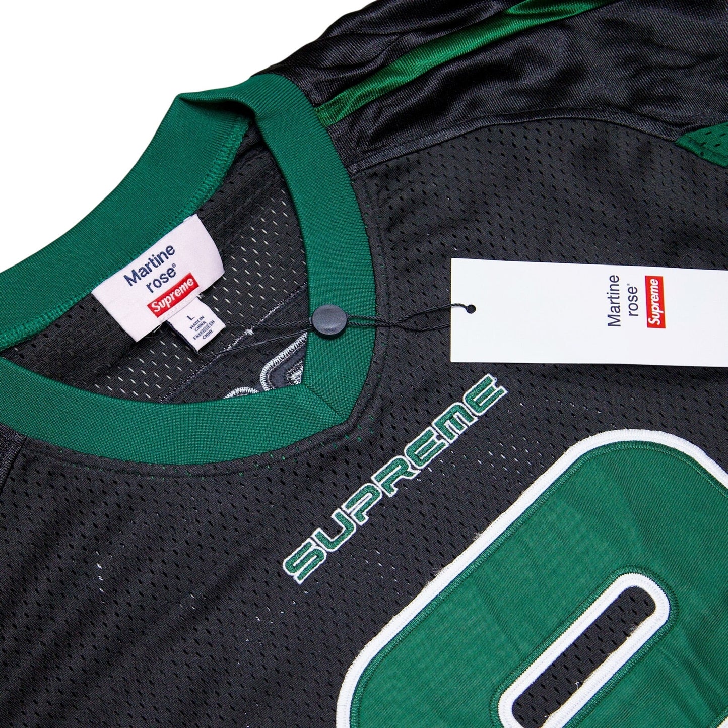 Supreme Martine Rose Football Jersey Black