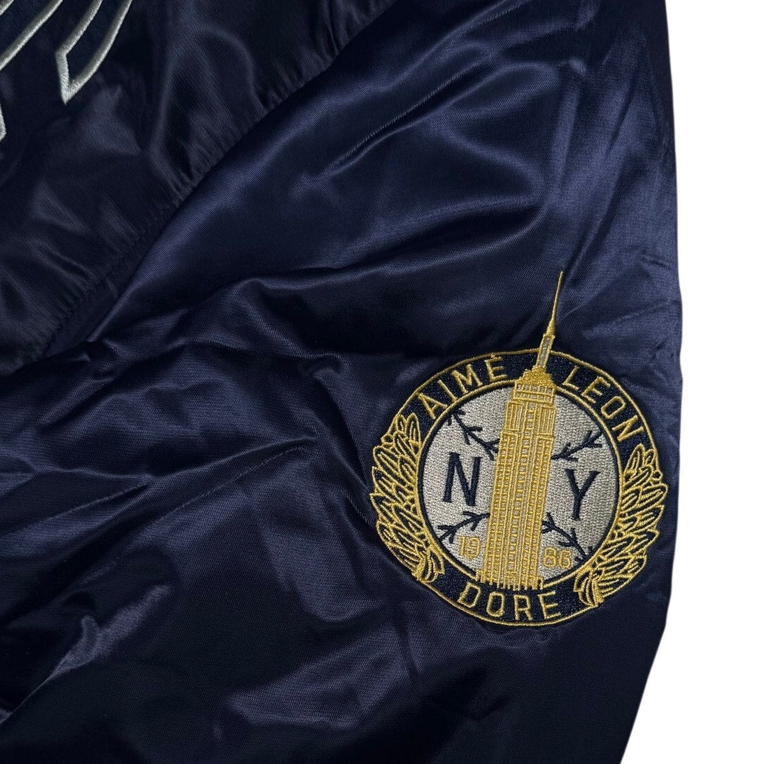 Aime Leon Dore Reversible Varsity Jacket Navy