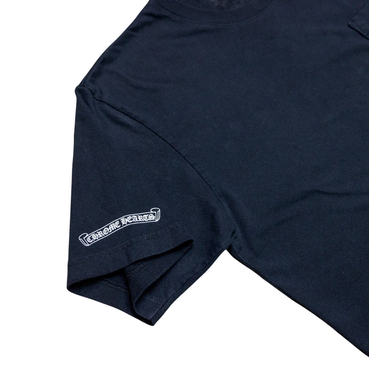 Chrome Hearts Cross Tire Tracks Pocket T-Shirt 'Black'