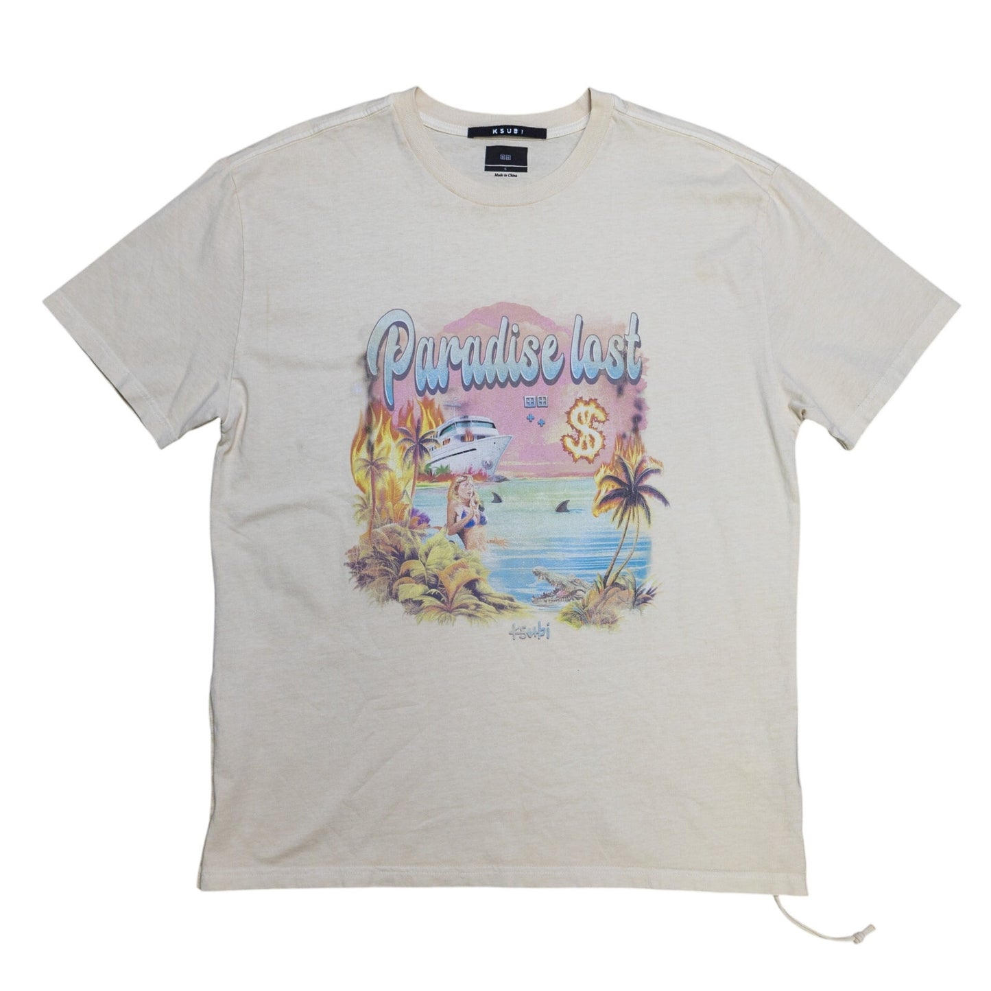 Ksubi Paradise Biggie Short-Sleeve Tee 'Dusty Desert'