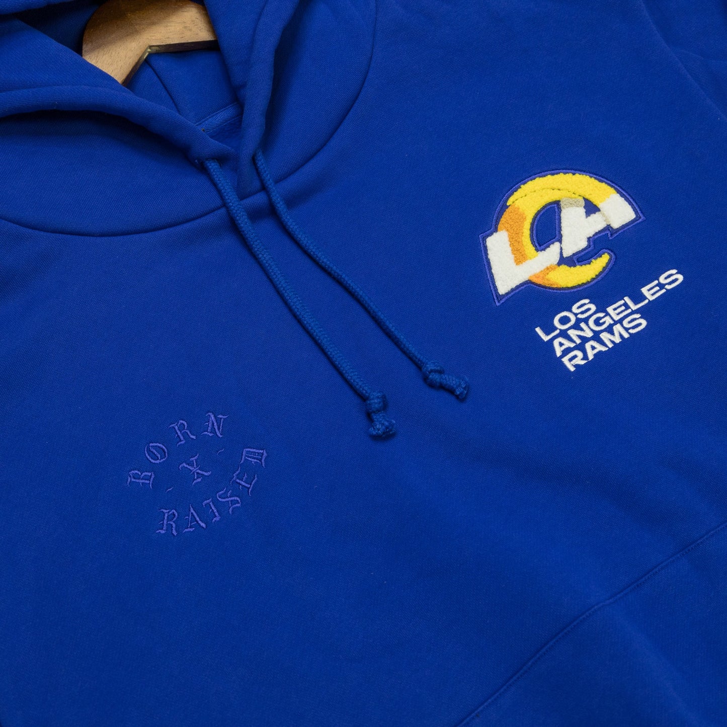 Born X Raised Unreleased LA Rams Sample Hoodie