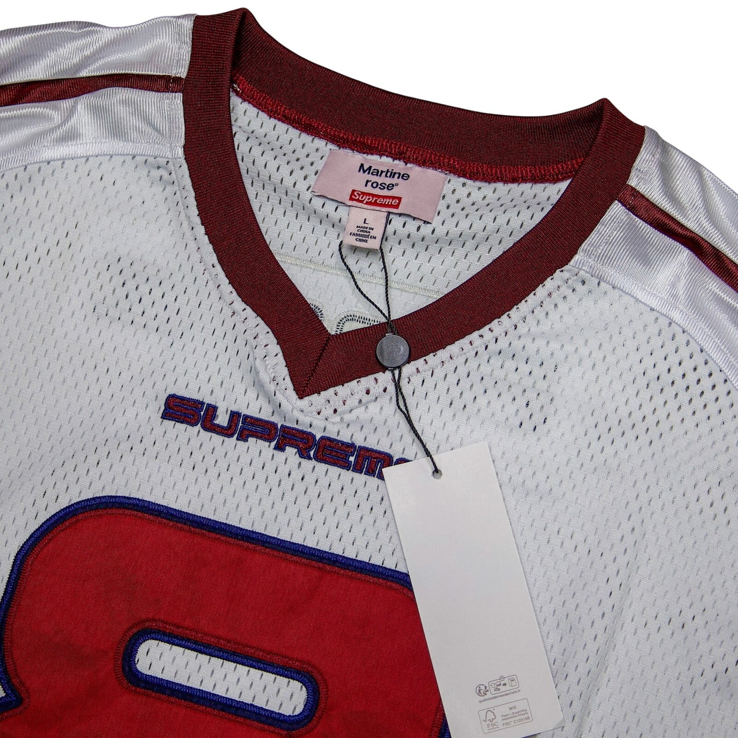 Supreme Martine Rose Football Jersey White