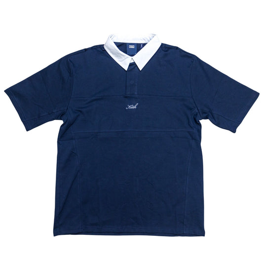 KITH Men’s Embroidered Patchwork Polo Navy