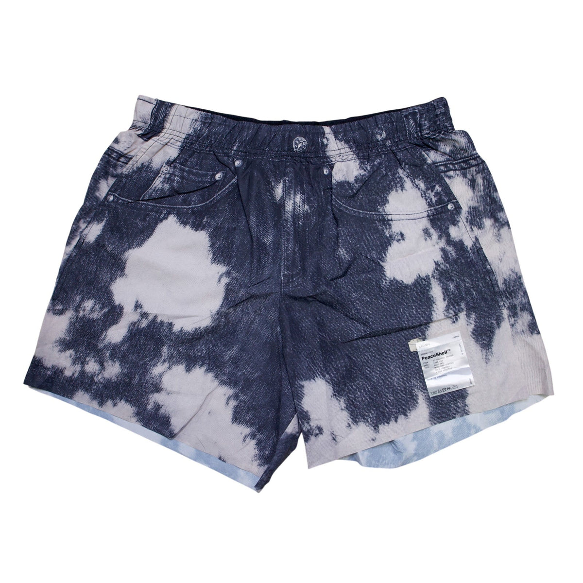 Satisfy Running PeaceShell™ 5" Unlined Shorts - Bleached Black Denim