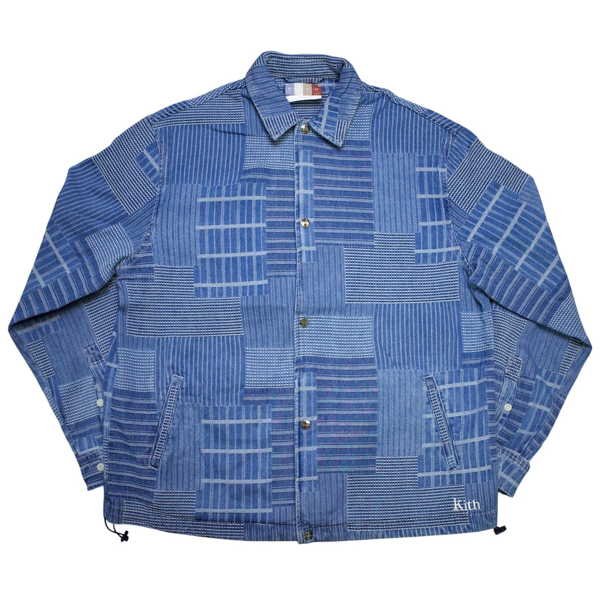 Kith Japanese Indigo Jacquard Coaches Jacket Indigo